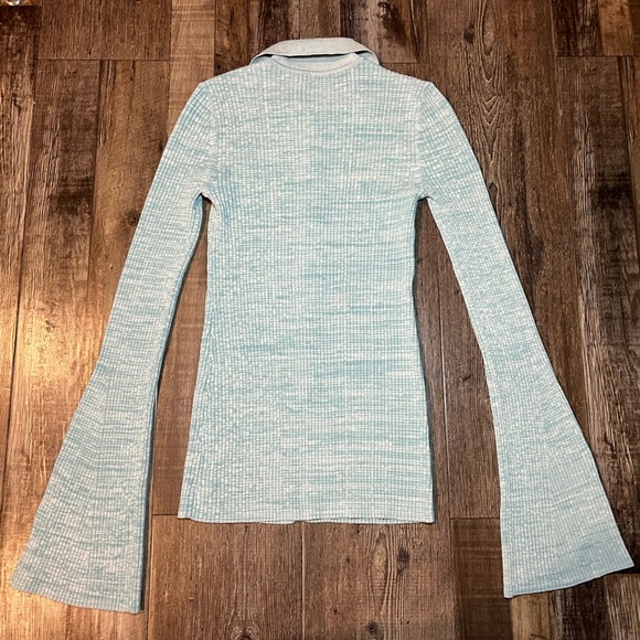 Le Ore Rimini Collared Cardigan in Sky Size XS - Picture 8 of 8